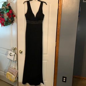 Long black evening/ prom dress